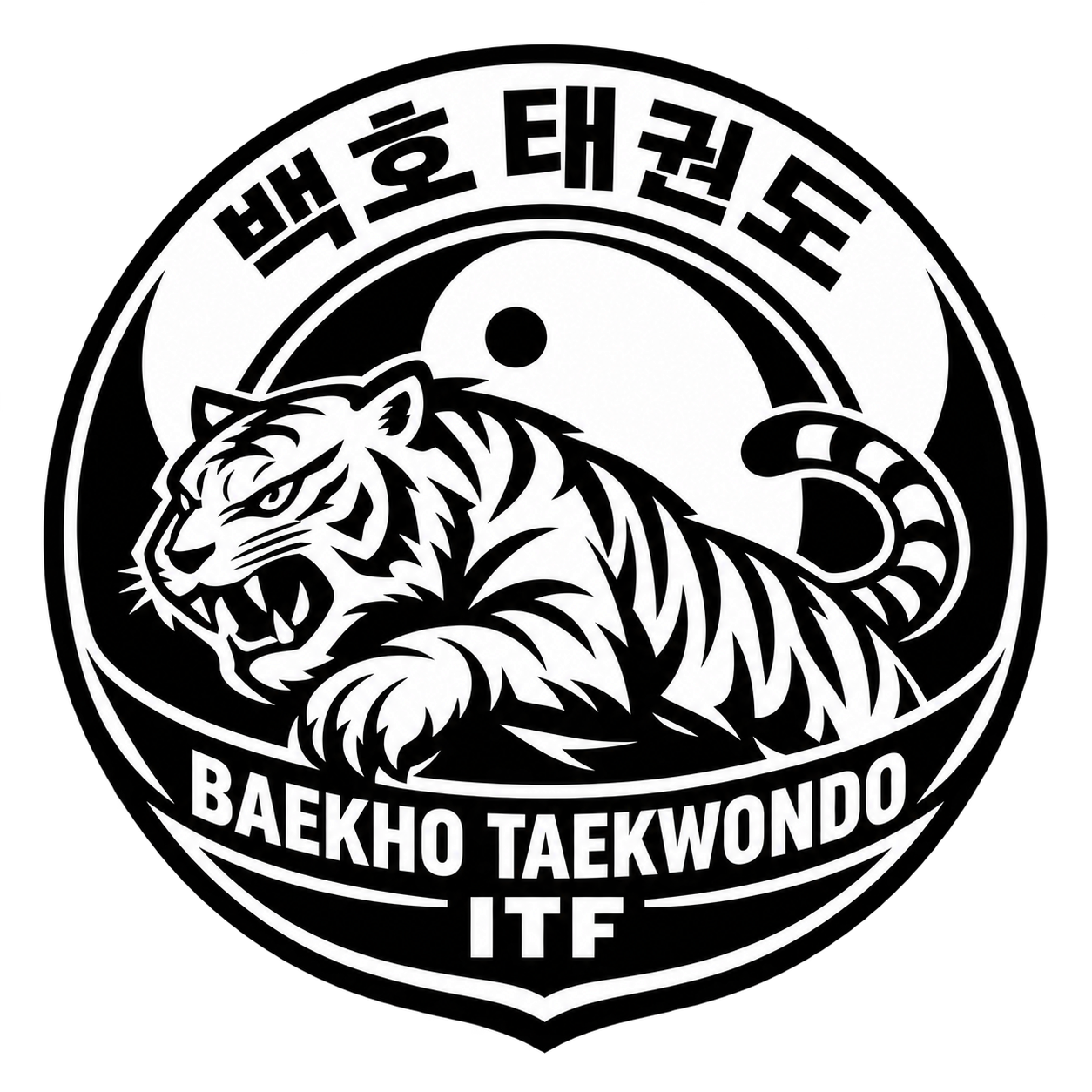 Baekho Taekwondo logo